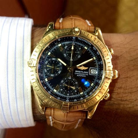 breitling windrider gold|breitling windrider chronomat evolution.